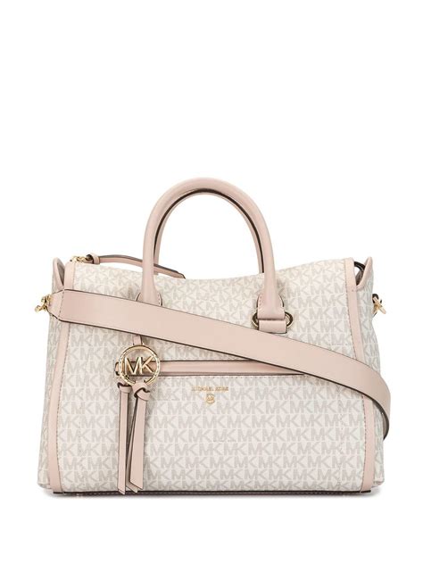 michael kors pink and white|Michael Kors pink suitcase.